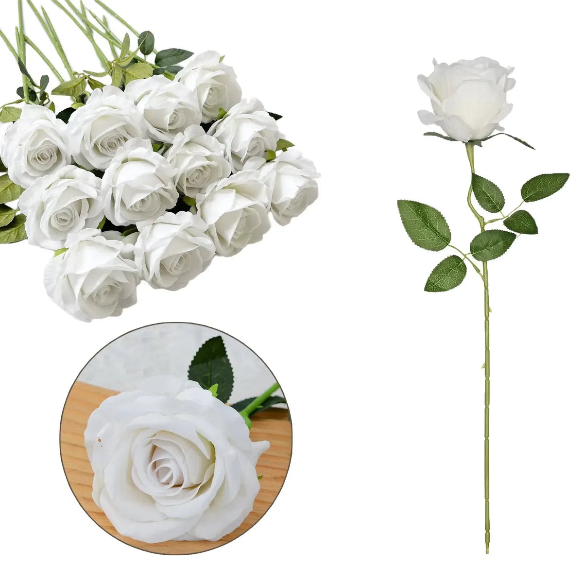 Lot de Roses Artificielles