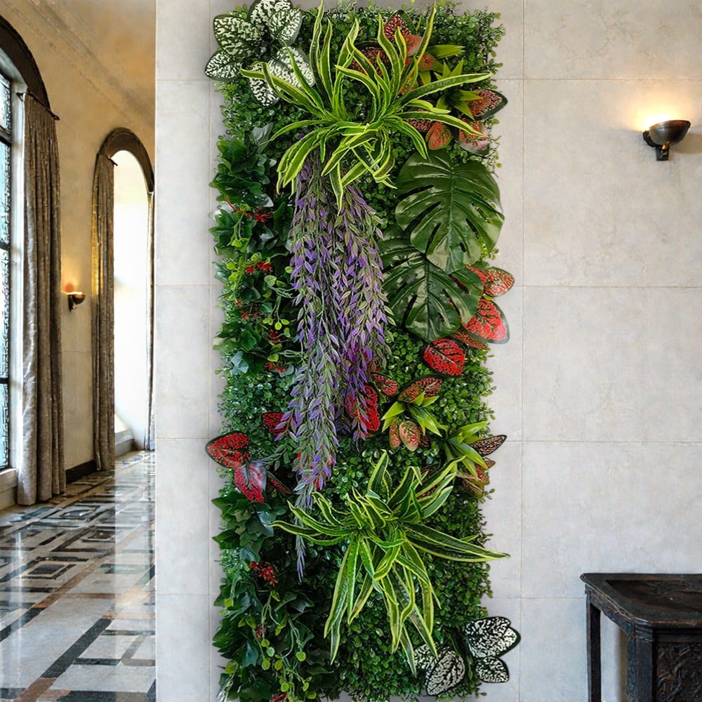 Mur de Verdure Artificielle - Baie