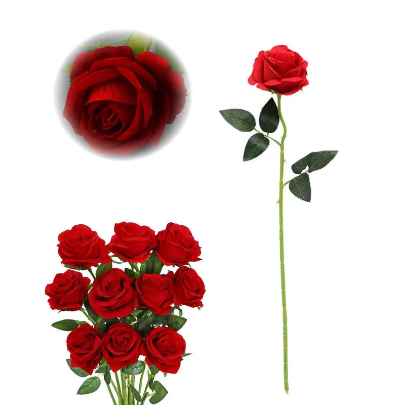 Lot de Roses Artificielles