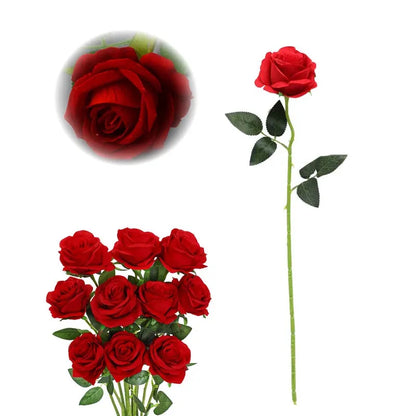 Lot de Roses Artificielles