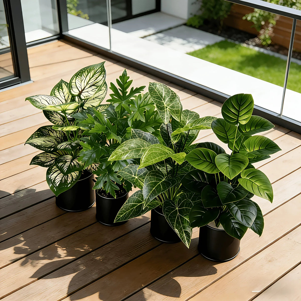 Lot de 4 Plantes Artificielles