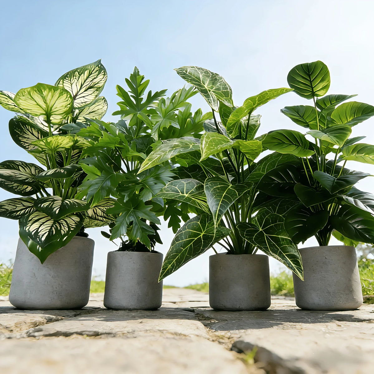 Lot de 4 Plantes Artificielles