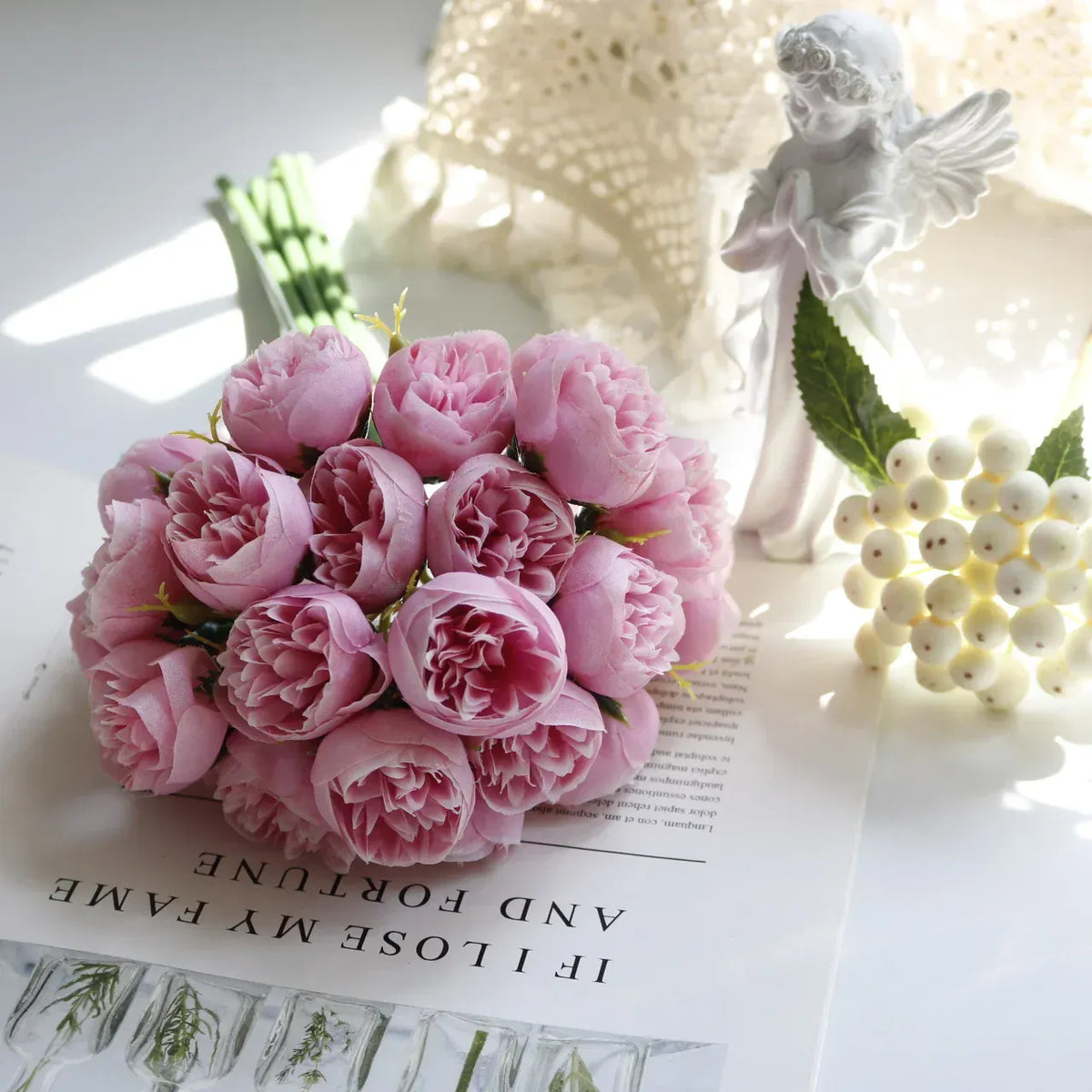 Bouquet de Pivoines Artificielles