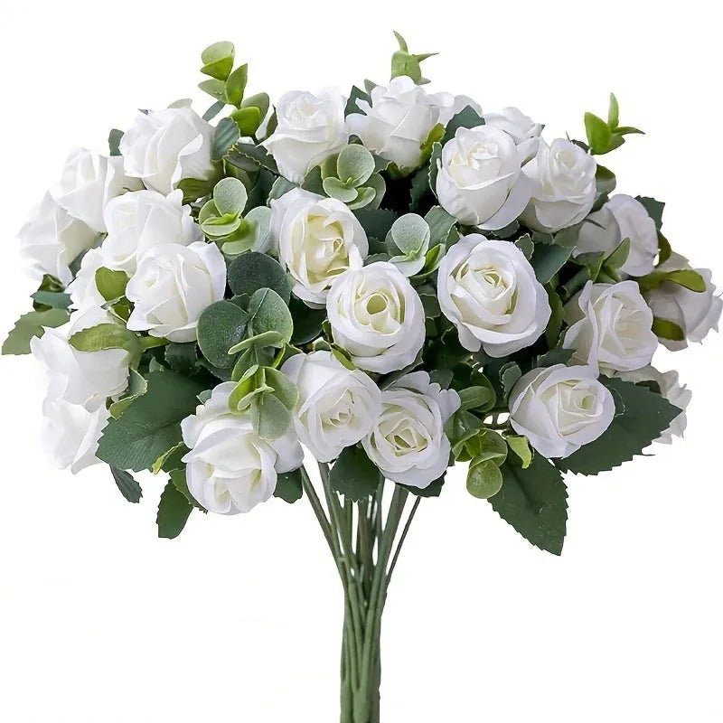 Bouquets de 10 Roses Artificielles