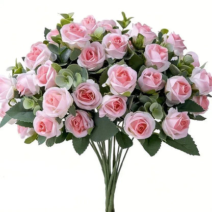 Bouquets de 10 Roses Artificielles