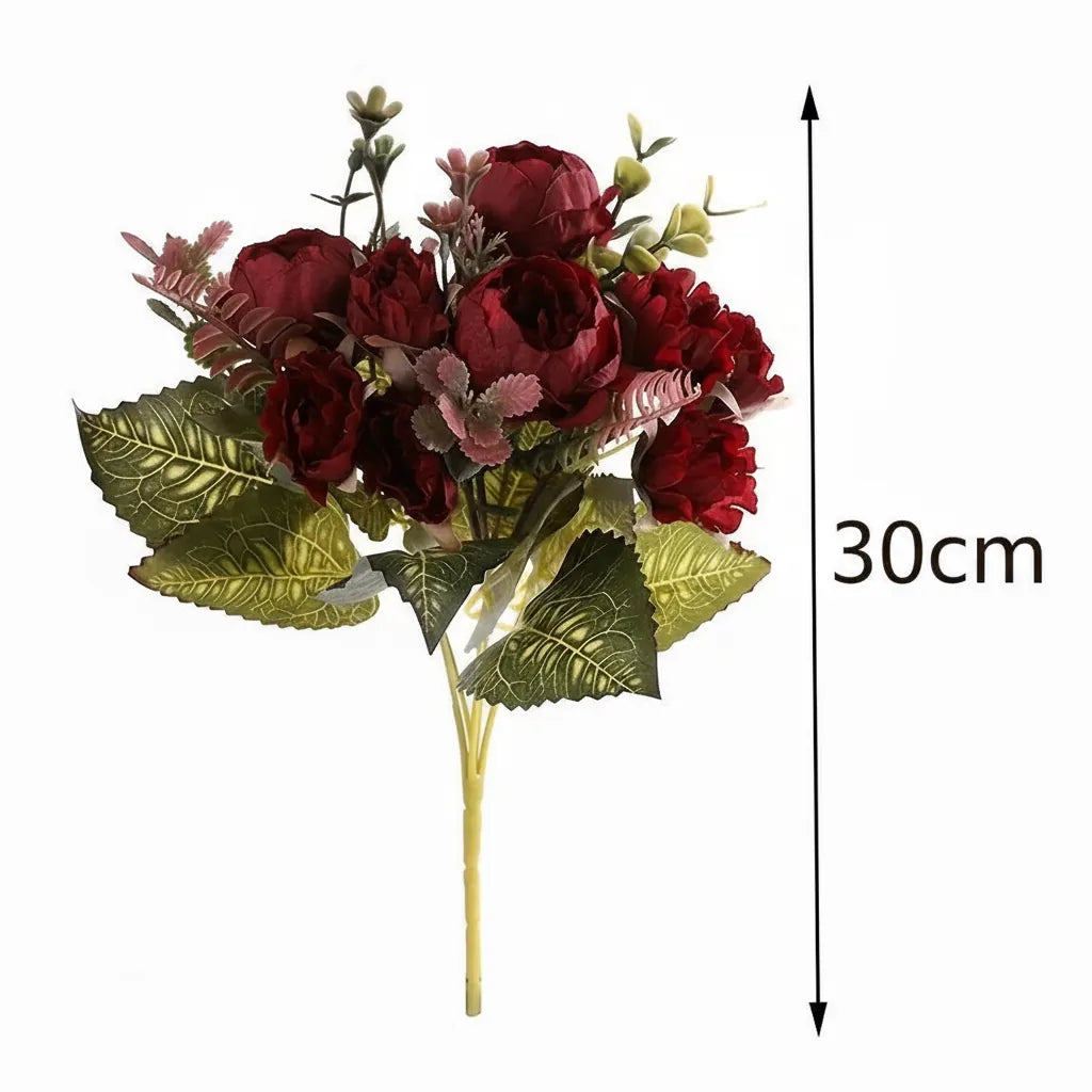 Bouquets de Roses Artificielles Sobre