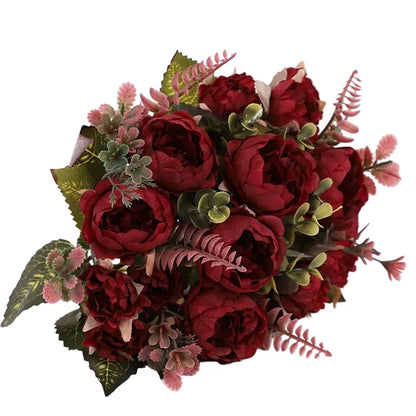 Bouquets de Roses Artificielles Sobre