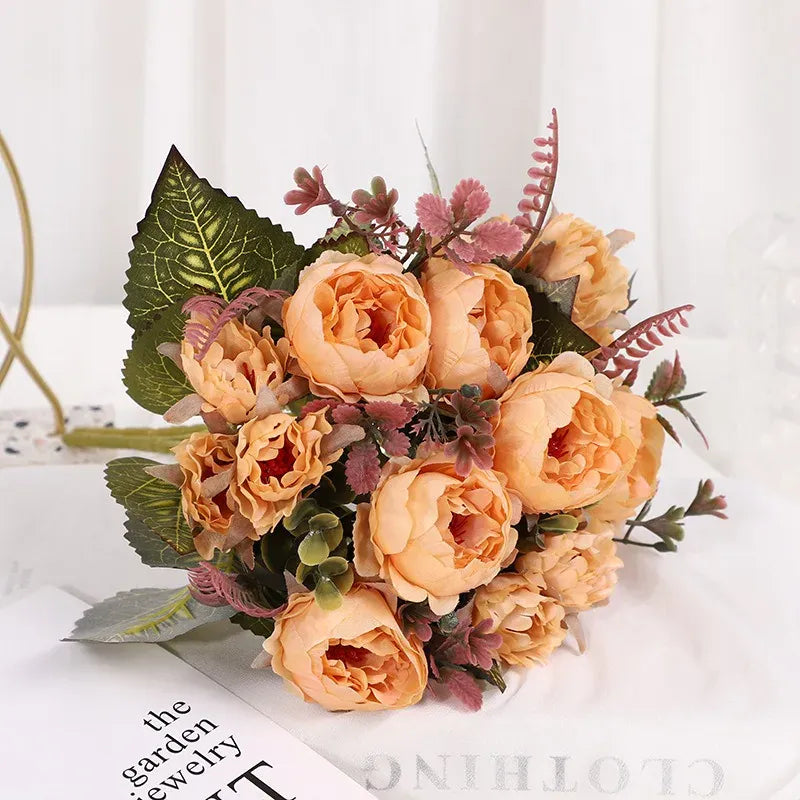 Bouquets de Roses Artificielles Sobre