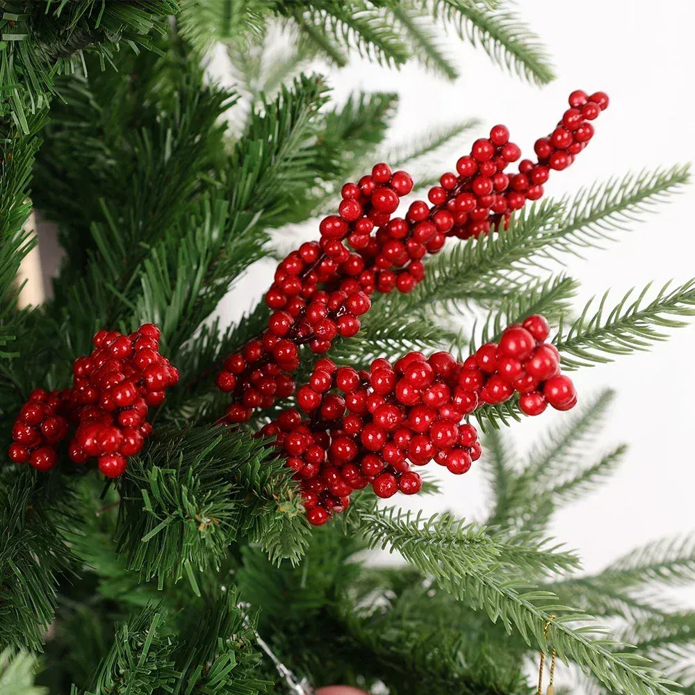 Branche de baies artificielles pour décoration de noël