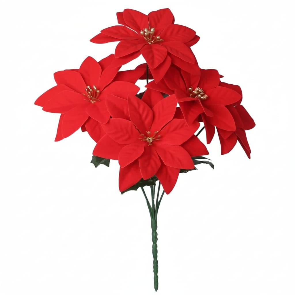 Branche de Poinsettia Artificielles