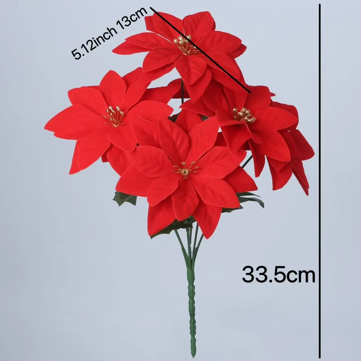 Branche de Poinsettia Artificielles