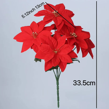 Branche de Poinsettia Artificielles