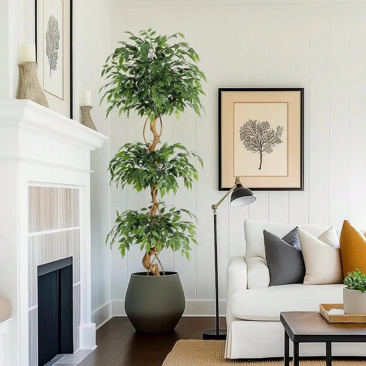 Ficus Tressé Artificiel