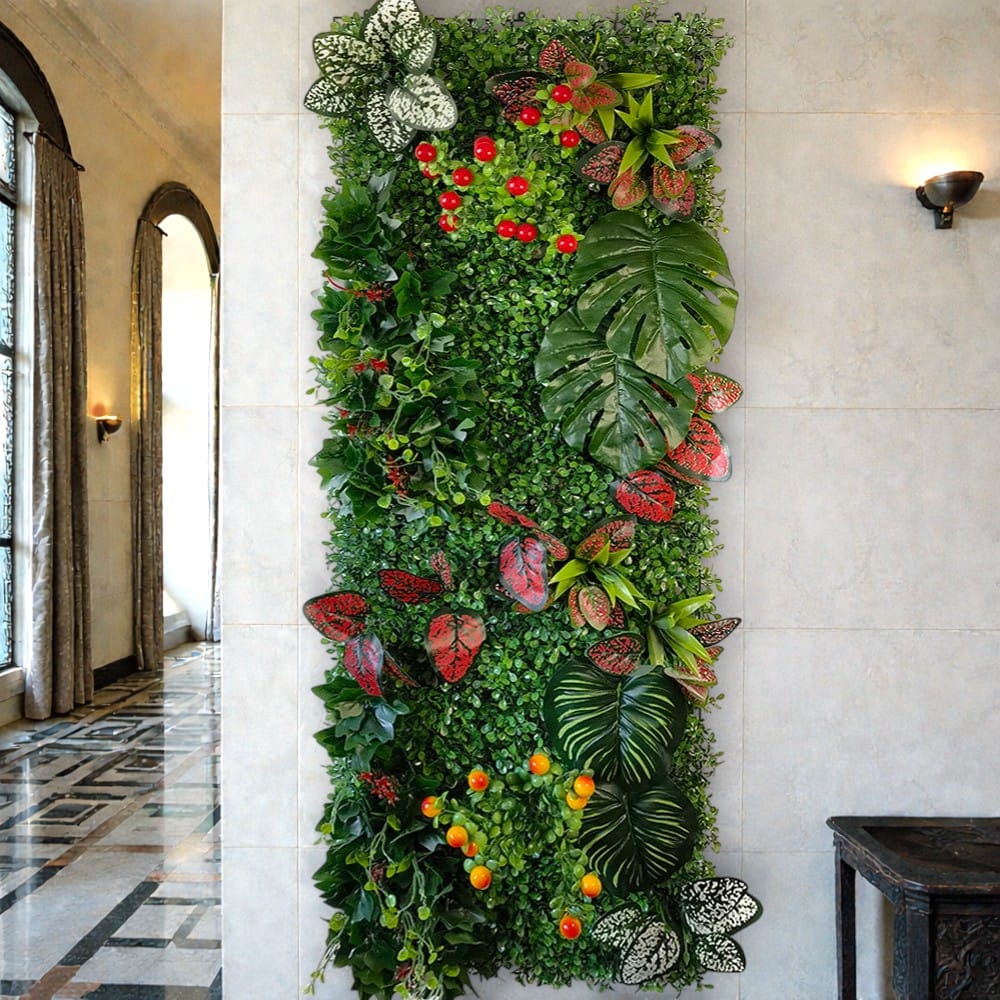 Mur de Verdure Artificielle - Baie