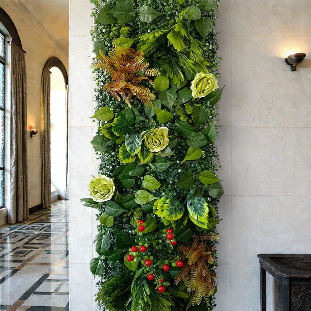 Mur de Verdure Artificielle - Baie