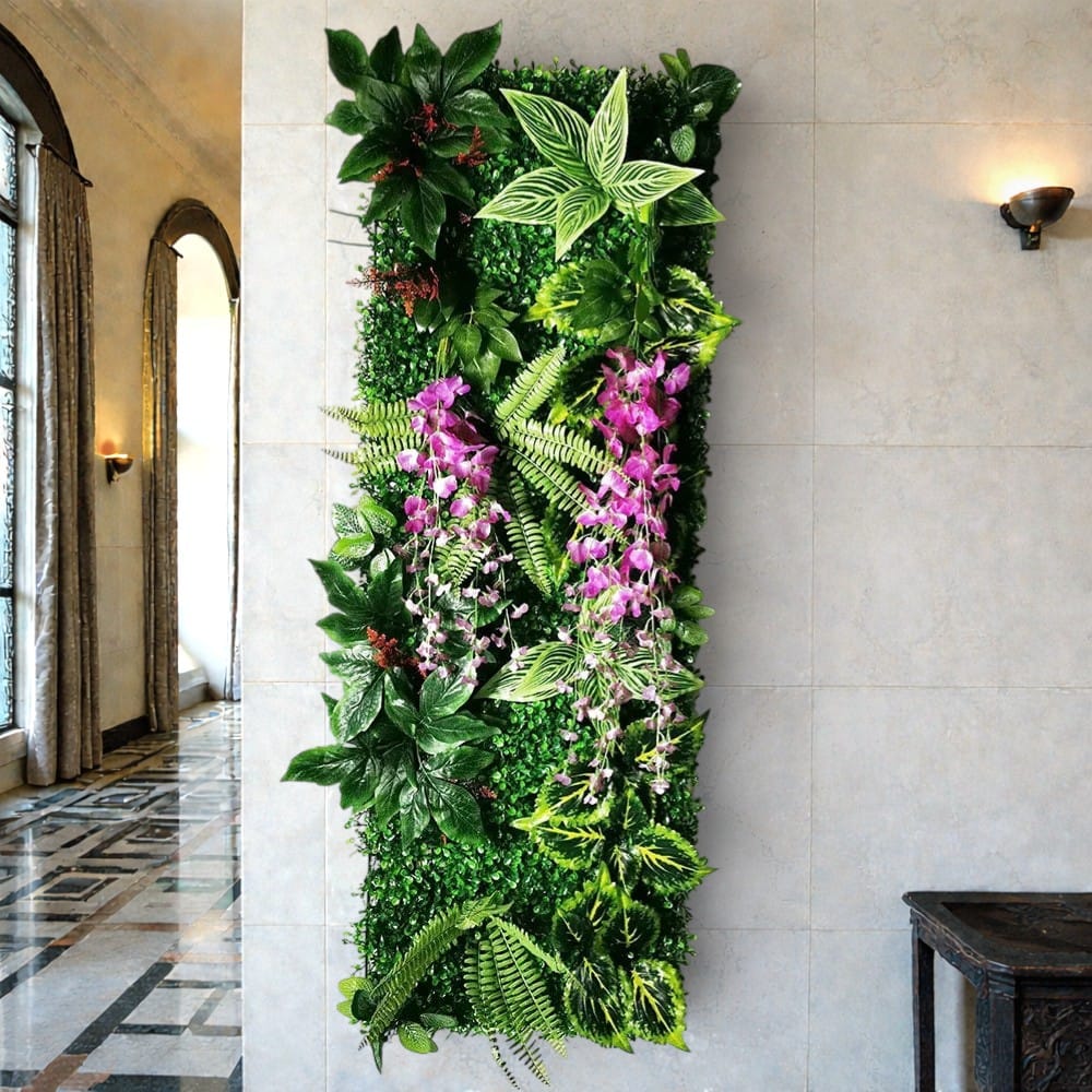 Mur de Verdure Artificielle - Baie