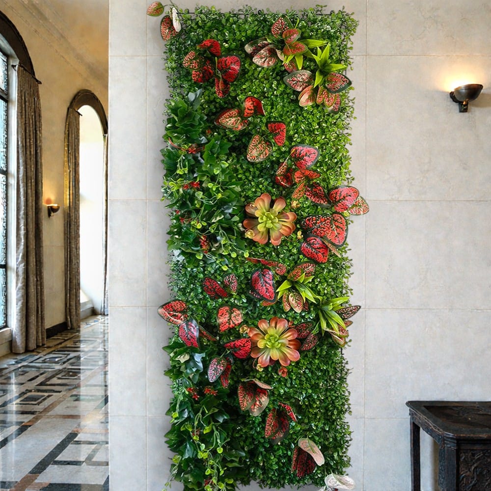 Mur de Verdure Artificielle - Baie