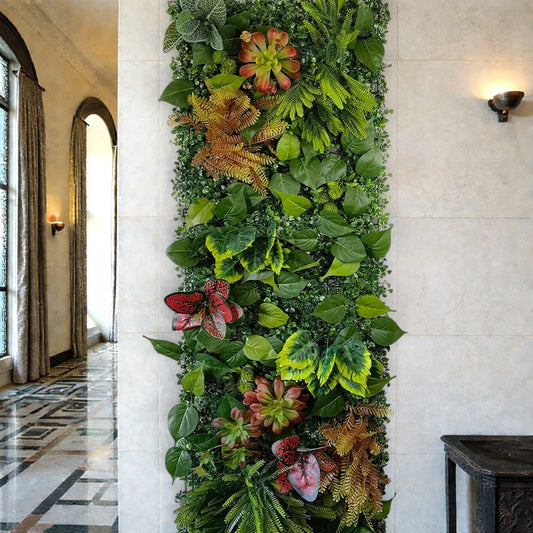 Mur Végétal Artificiel avec Succulente