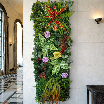 Mur de Verdure Artificielle - Feuilles