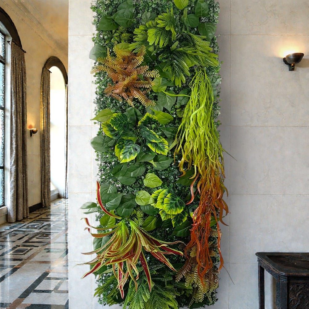Mur de Verdure Artificielle - Violet