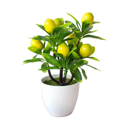 Petit Citronnier Artificiel avec Fruits