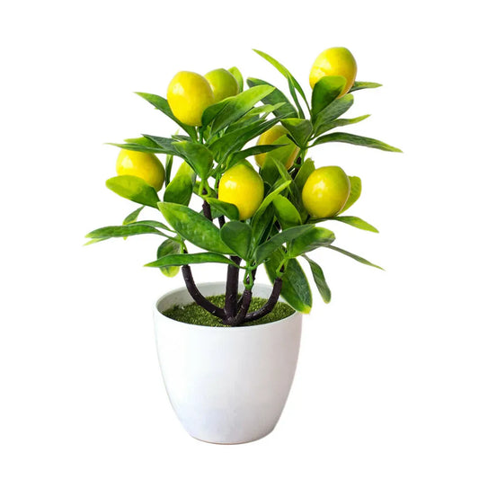 Petit Citronnier Artificiel avec Fruits