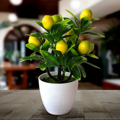 Petit Citronnier Artificiel avec Fruits