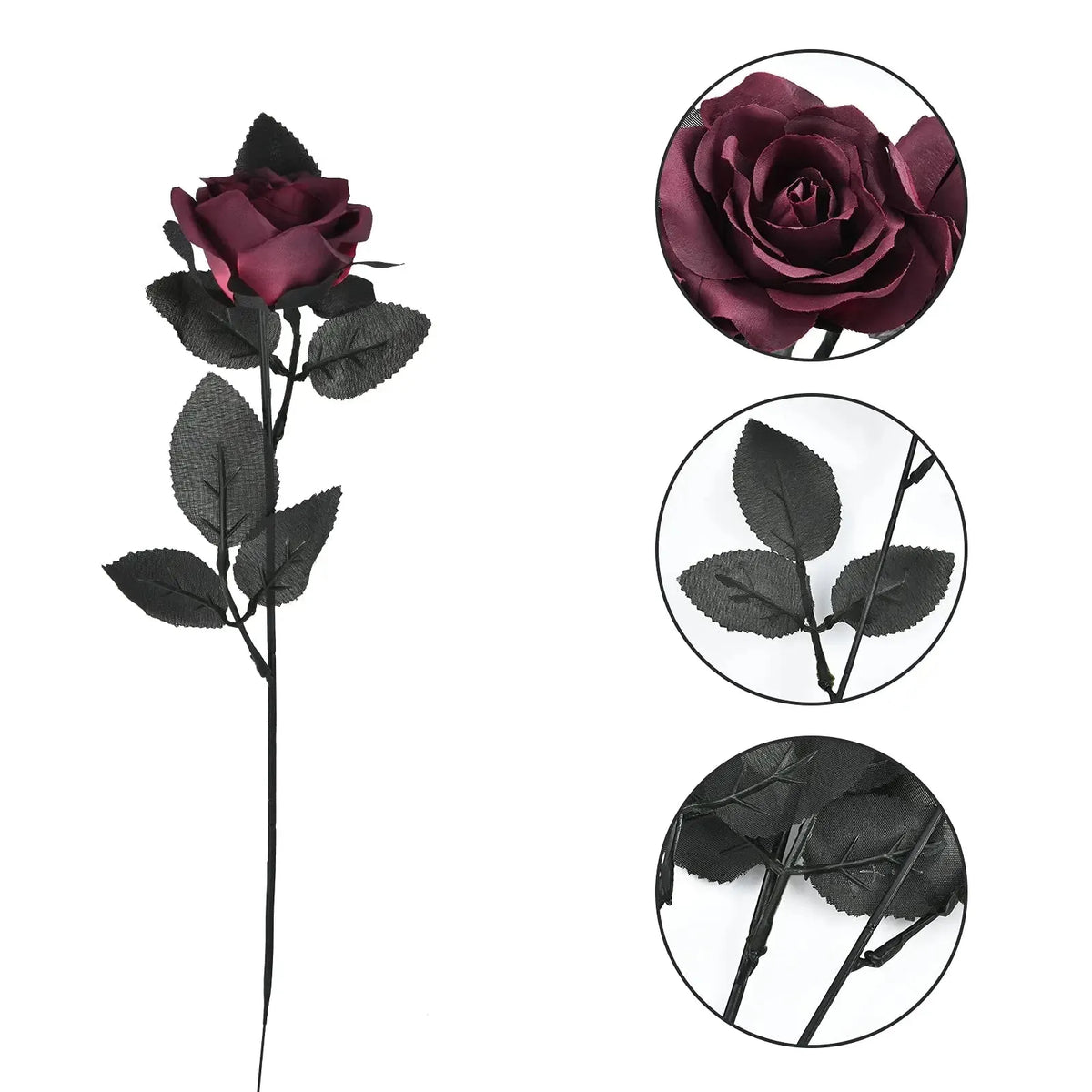 Roses Rouges Foncés Artificielles