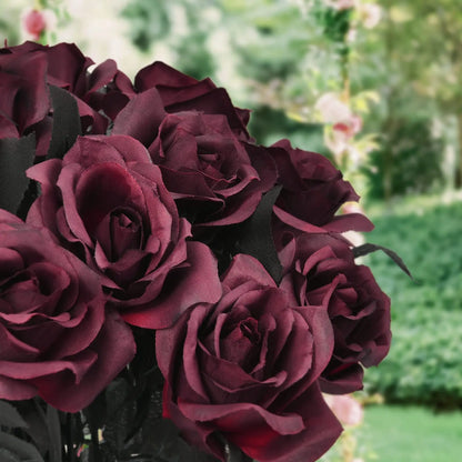 Roses Rouges Foncés Artificielles