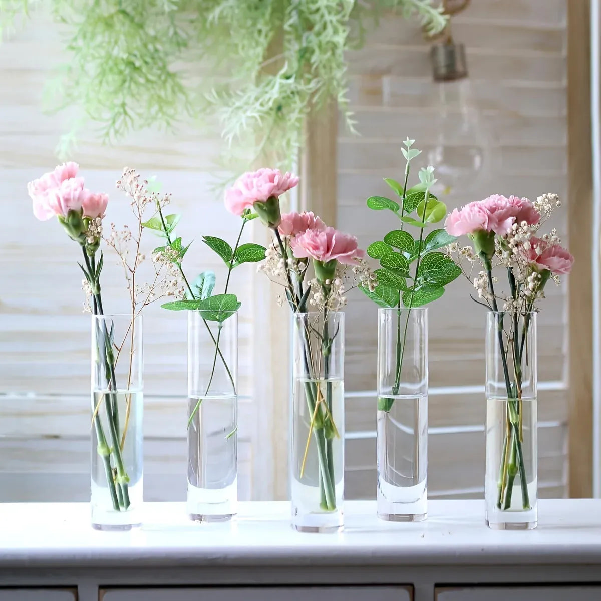 Vases en Verre - 12 Pieces